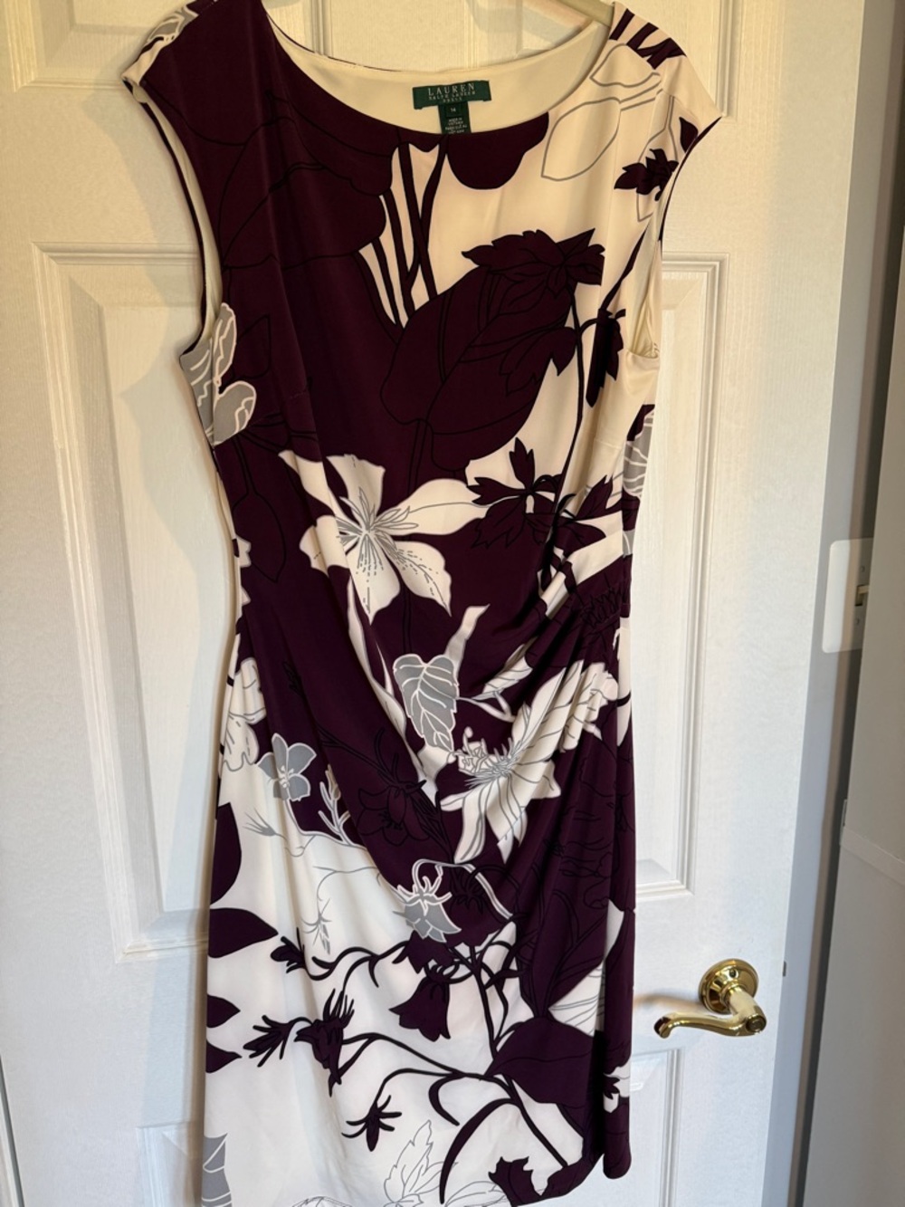 Lauren Ralph Lauren Floral Print Dress - 14 - Picture 6 of 7